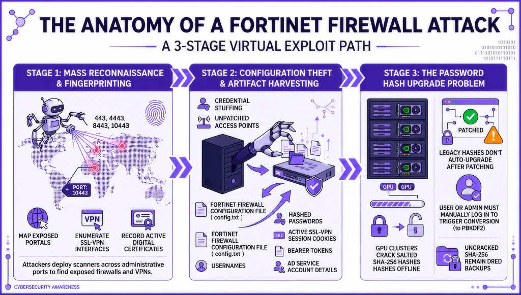 How does the FortiBleed attack work
