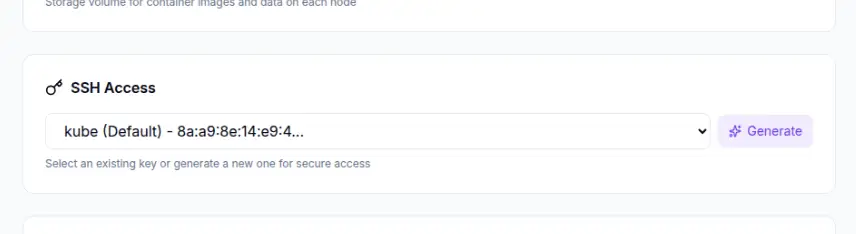 Step 6: Add your SSH key and review pricing