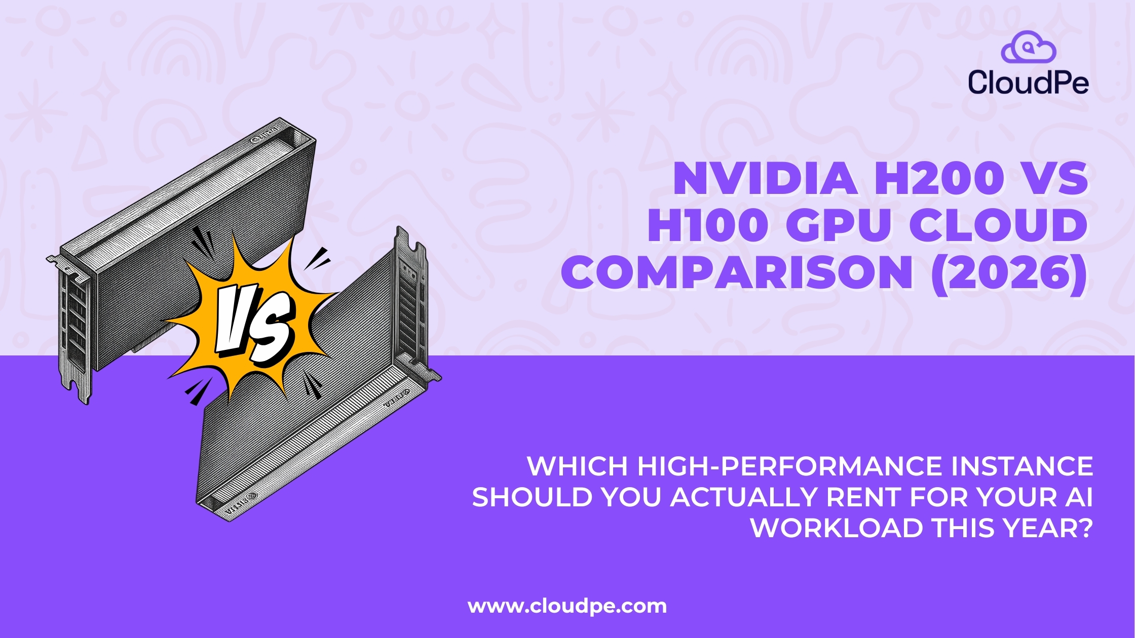 H200 vs H100: which GPU should you actually rent in 2026