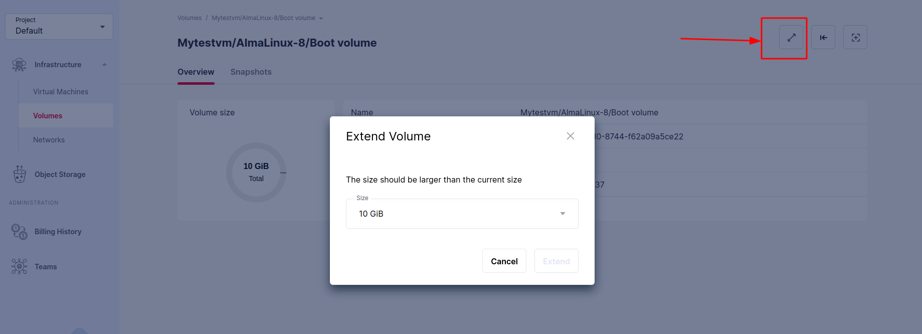 managing volumes ss2